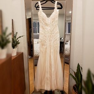 White prom dress